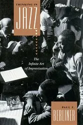 Book cover of Thinking in Jazz by Paul F. Berliner