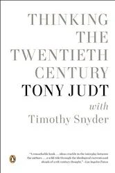 Book cover of Thinking the Twentieth Century by Tony Judt