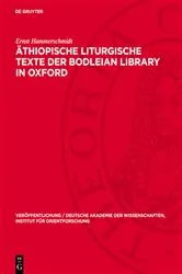 Book cover of Äthiopische liturgische Texte der Bodleian Library in Oxford by Unknown