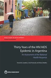 Book cover of Thirty Years of the HIV/AIDS Epidemic in Argentina by Fernando Lavadenz