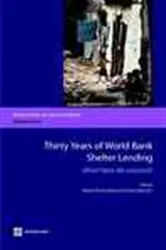 Book cover of Thirty Years of World Bank Shelter Lending by Unknown