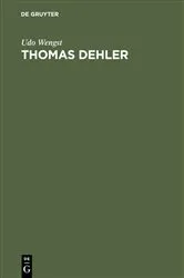 Book cover of Thomas Dehler by Udo Wengst