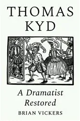 Book cover of Thomas Kyd by Brian Vickers