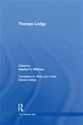 Book cover of Thomas Lodge by Charles C. Whitney