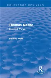 Book cover of Thomas Nashe (Routledge Revivals) by Stanley Wells