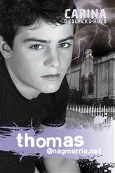 Book cover of Thomas@nagmerrie.net by Carina Diedericks-Hugo