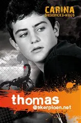 Book cover of Thomas@skerpioen.net by Carina Diedericks-Hugo