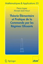 Book cover of Théorie élémentaire et pratique de la commande par les régimes glissants by Unknown