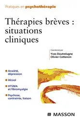 Book cover of Thérapies brèves : situations cliniques by Yves Doutrelugne