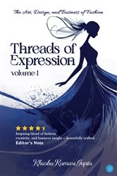 Book cover of Threads of Expression by Khusbu Kumari Gupta