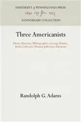 Book cover of Three Americanists by Unknown