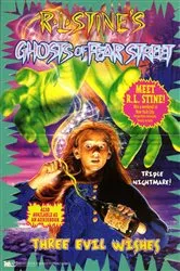 Book cover of Three Evil Wishes by R.L. Stine