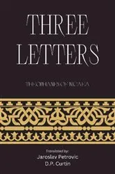 Book cover of Three Letters by Theophanes of Nicaea