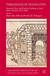 Book cover of Thresholds of Translation by Marie-Alice Belle