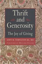 Book cover of Thrift & Generosity by Templeton, John M., Jr.