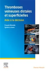 Book cover of Thromboses veineuses distales et superficielles by François Minvielle