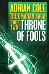 Book cover of Throne of Fools by Adrian Cole