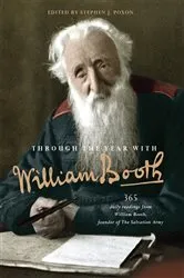 Book cover of Through the Year with William Booth by Stephen Poxon
