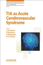 Book cover of TIA as Acute Cerebrovascular Syndrome by Unknown
