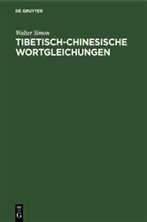 Book cover of Tibetisch-chinesische Wortgleichungen by Unknown