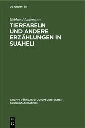 Book cover of Tierfabeln und andere Erzählungen in Suaheli by Unknown