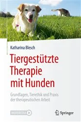Book cover of Tiergestützte Therapie mit Hunden by Katharina Blesch