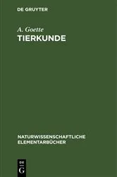 Book cover of Tierkunde (2nd ed.) by A. Goette
