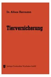 Book cover of Tierversicherung by Alfons Herrmann