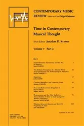 Book cover of Time in Contemporary Musical Thought by Jonathan D. Kramer