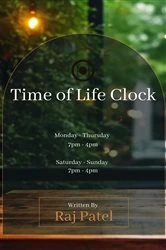 Book cover of Time of Life Clock by Raj Patel