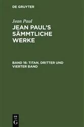 Book cover of Titan. Dritter und vierter Band by Jean Paul