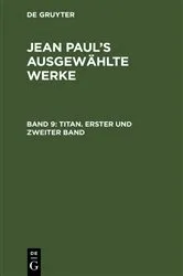 Book cover of Titan. Erster und zweiter Band (2nd ed.) by Jean Paul