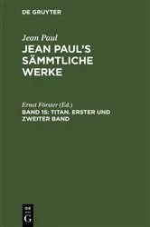 Book cover of Titan. Erster und zweiter Band (3rd ed.) by Ernst Förster