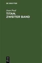 Book cover of Titan. Zweiter Band by Jean Paul