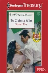 Book cover of TO CLAIM A WIFE by Unknown