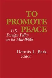 Book cover of To Promote Peace by Unknown