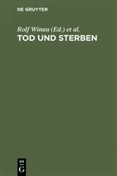 Book cover of Tod und Sterben by Rolf Winau