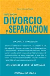 Book cover of Todo sobre divorcio y separación by Mercè Tabuenca Petanàs