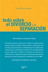 Book cover of Todo sobre el divorcio y la separación by Mercè Tabuenca Petanàs
