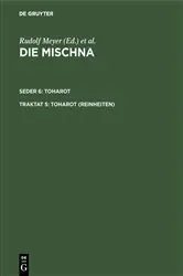 Book cover of Toharot (Reinheiten) by Wolfgang Bunte