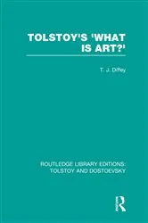 Book cover of Tolstoy's 'What is Art?' by Terry Diffey