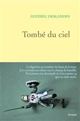 Book cover of Tombé du ciel by Mathieu Deslandes