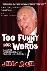 Book cover of Too Funny for Words by Jerry Adler