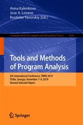 Book cover of Tools and Methods of Program Analysis by Anna Kalenkova