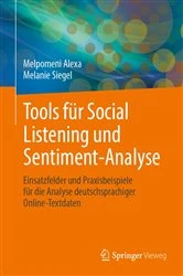 Book cover of Tools für Social Listening und Sentiment-Analyse by Melpomeni Alexa