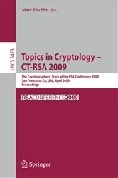Book cover of Topics in Cryptology - CT-RSA 2009 by Marc Fischlin