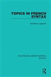 Book cover of Topics in French Syntax by Géraldine Legendre