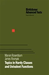 Book cover of Topics in Hardy Classes and Univalent Functions by Marvin Rosenblum