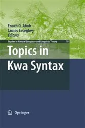 Book cover of Topics in Kwa Syntax by Enoch O. Aboh