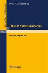 Book cover of Topics in Numerical Analysis by P.R. Turner